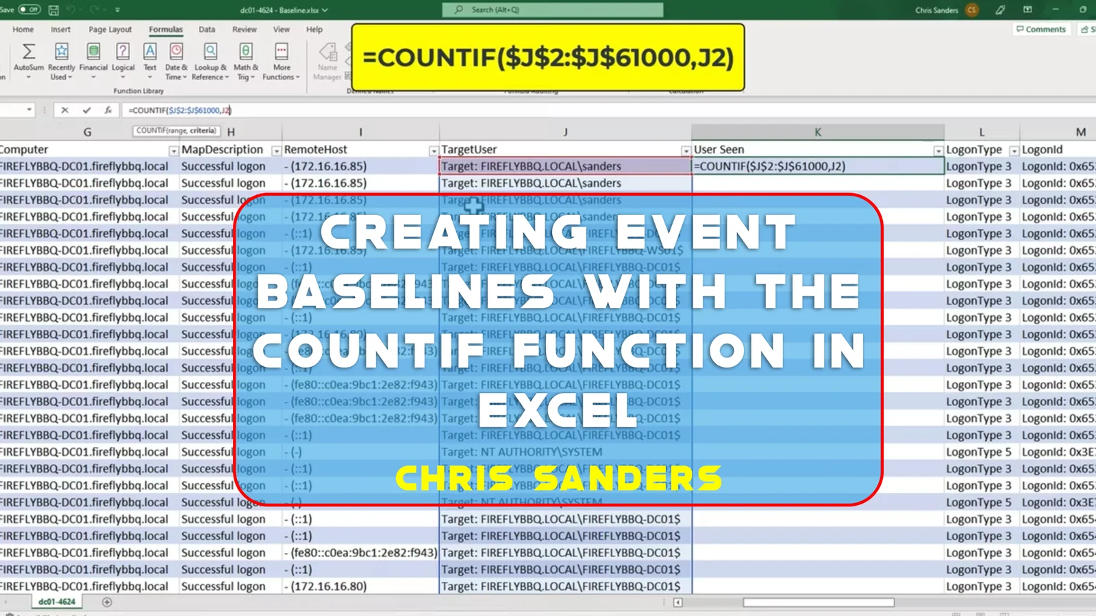 Excel CountIF